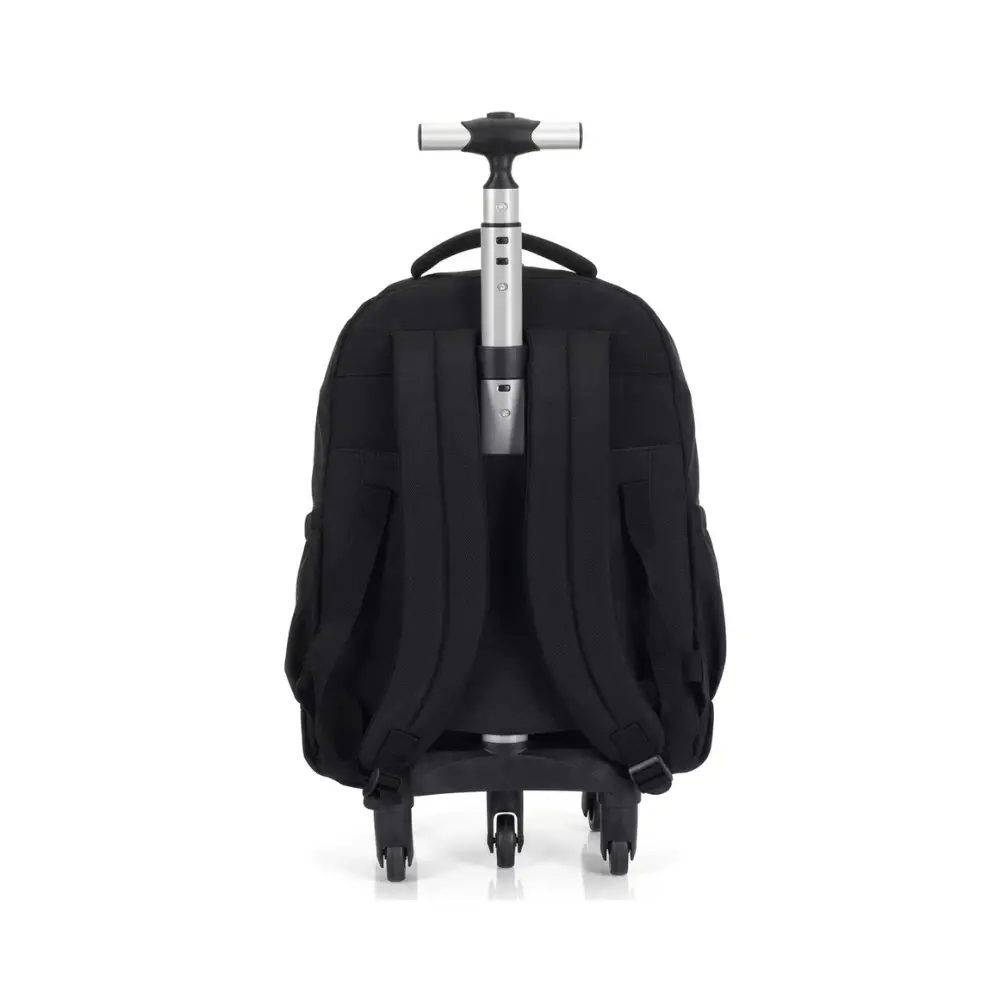 Mochila de Rodinhas e Costas Notebook Up4You - Preta - Imagem 4